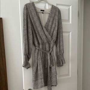 Halogen Black and White Patterned Blouse